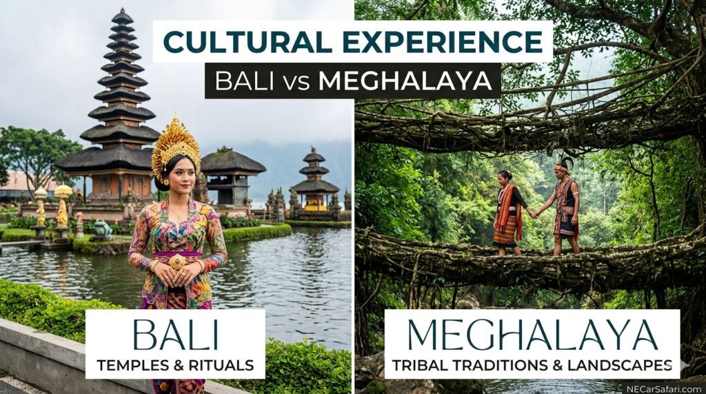 American traveler exploring Meghalaya